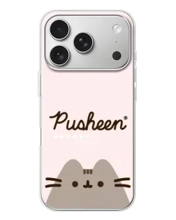 Чехол для iPhone 17 Pro с картинкой «Pusheen логотип»
