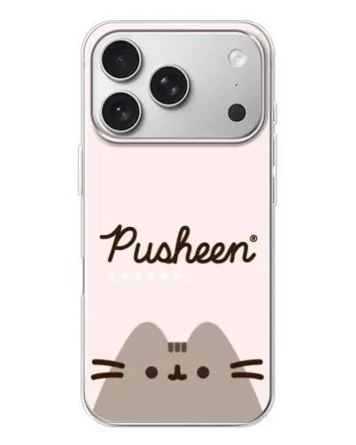 Чехол для iPhone 17 Pro с картинкой «Pusheen логотип» Чехол для iPhone 17 Pro с картинкой «Pusheen логотип»