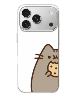Чехол для iPhone 17 Pro с картинкой «Пушин с печеньем»
