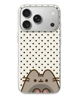 Чехол для iPhone 17 Pro с картинкой «Пушин в горошек»