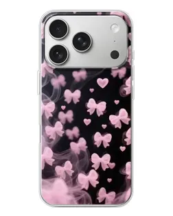 Чехол для iPhone 17 Pro с картинкой «Неоновое кружево»