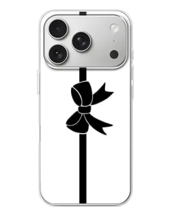 Чехол для iPhone 17 Pro с картинкой «Вертикальный бант»