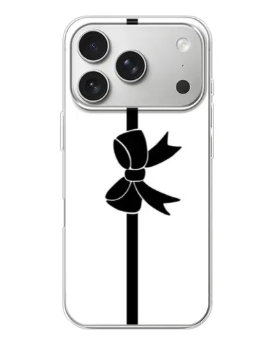Чехол для iPhone 17 Pro с картинкой «Вертикальный бант» Чехол для iPhone 17 Pro с картинкой «Вертикальный бант»