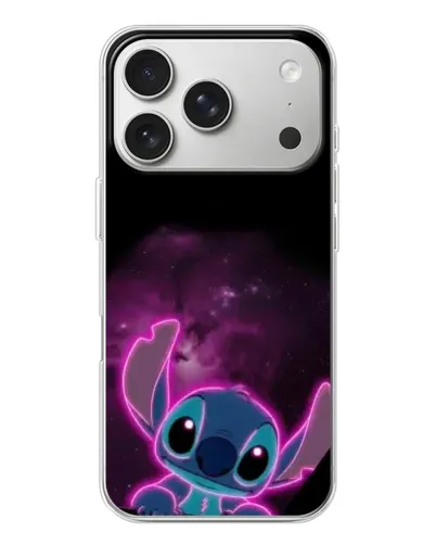 Чехол для iPhone 17 Pro с картинкой «Неоновый Stitch»