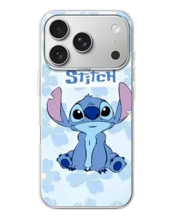 Чохол для iPhone 17 Pro з картинкою «Stitch серед квітів» Чохол для iPhone 17 Pro з картинкою «Stitch серед квітів»