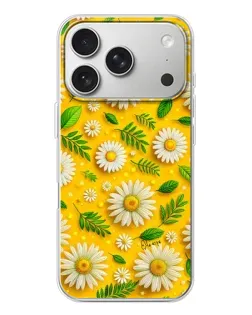 Чехол для iPhone 17 Pro с картинкой «Ромашковое солнце»
