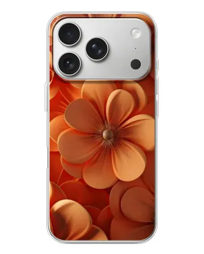 Чехол для iPhone 17 Pro с картинкой «Оранжевый макро цветок» Чехол для iPhone 17 Pro с картинкой «Оранжевый макро цветок»