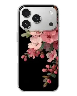 Чехол для iPhone 17 Pro с картинкой «Розовая ветка сакуры»