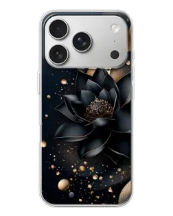 Чехол для iPhone 17 Pro с картинкой «Черный лотос»