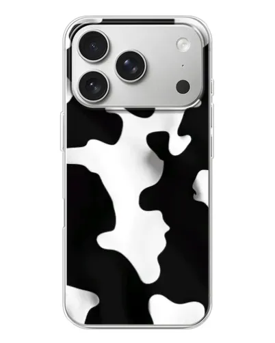 Чехол для iPhone 17 Pro с картинкой «Черно-белое пятно» Чехол для iPhone 17 Pro с картинкой «Черно-белое пятно»