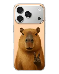 Чохол для iPhone 17 Pro з картинкою «Капібара вікторія» Чохол для iPhone 17 Pro з картинкою «Капібара вікторія»