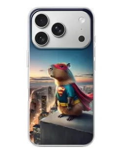Чохол для iPhone 17 Pro з картинкою «Капі-мен супергерой» Чохол для iPhone 17 Pro з картинкою «Капі-мен супергерой»