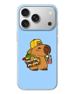 Чохол для iPhone 17 Pro з картинкою «Капібара на скейті» Чохол для iPhone 17 Pro з картинкою «Капібара на скейті»