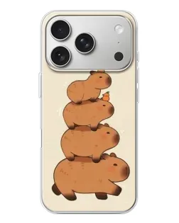 Чохол для iPhone 17 Pro з картинкою «Вежа з капібар» Чохол для iPhone 17 Pro з картинкою «Вежа з капібар»