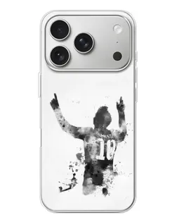 Чехол для iPhone 17 Pro с картинкой «Messi ART»