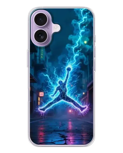 Чохол для iPhone 17 з картинкою «Jordan Gold Jumpman»