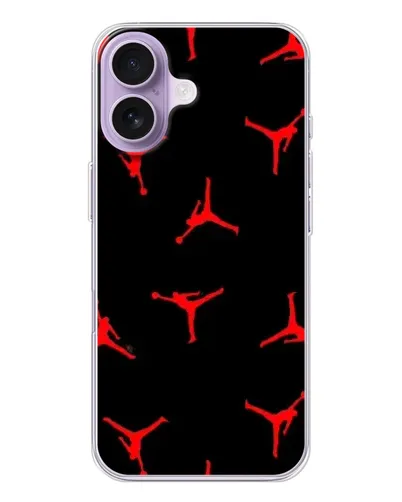 Чохол для iPhone 17 з картинкою «Jordan Red Pattern»