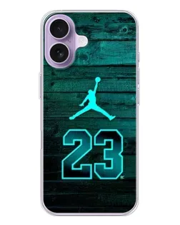 Чохол для iPhone 17 з картинкою «Jordan Cyan 23»