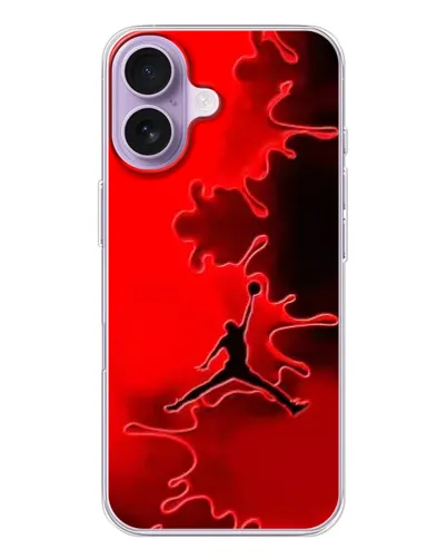 Чохол для iPhone 17 з картинкою «Jordan Red Smoke»