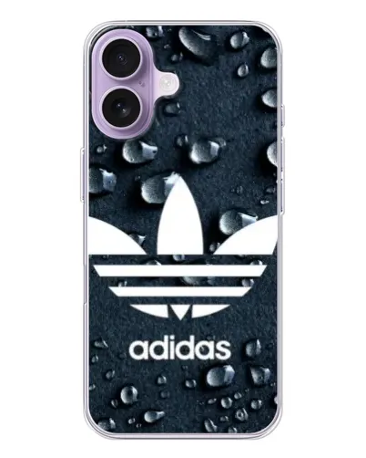 Чохол для iPhone 17 з картинкою «Adidas Trefoil Blue»
