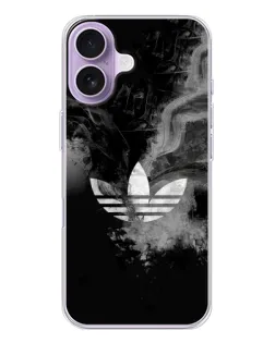 Чохол для iPhone 17 з картинкою «Абстрактний дим Adidas»