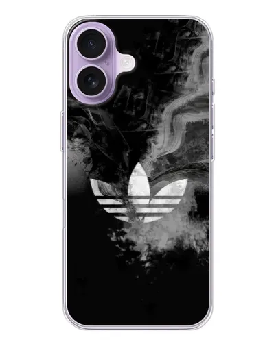 Чохол для iPhone 17 з картинкою «Абстрактний дим Adidas»