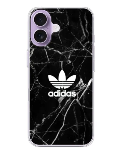 Чохол для iPhone 17 з картинкою «Білий мармур Adidas»