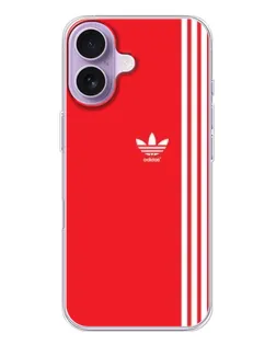 Чохол для iPhone 17 з картинкою «Червоний мінімалізм Adidas»