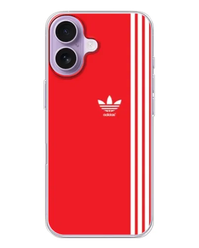 Чохол для iPhone 17 з картинкою «Червоний мінімалізм Adidas»