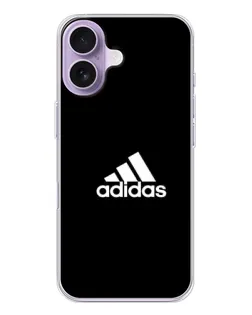 Чохол для iPhone 17 з картинкою «Чорна класика Adidas»