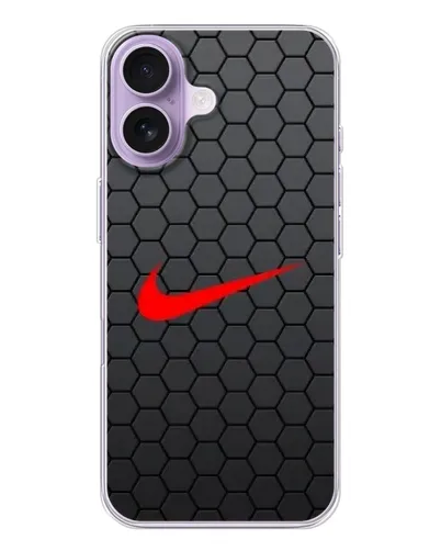 Чохол для iPhone 17 з картинкою «Nike — карбонова сітка»