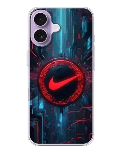 Чохол для iPhone 17 з картинкою «Техногенний стиль Nike»