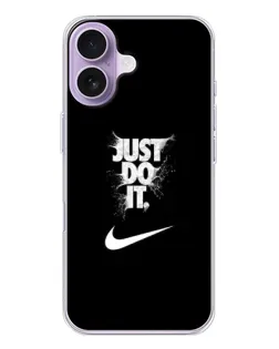 Чохол для iPhone 17 з картинкою «Текстовий принт Nike»