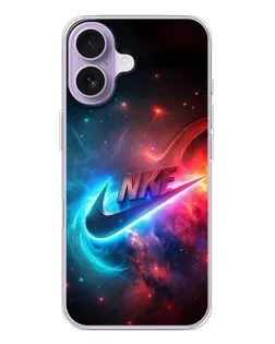 Чохол для iPhone 17 з картинкою «Вогняний логотип Nike»