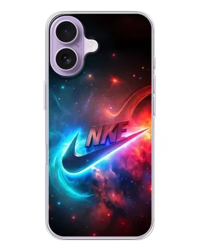 Чохол для iPhone 17 з картинкою «Вогняний логотип Nike»