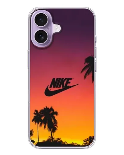 Чохол для iPhone 17 з картинкою «Nike на заході сонця»