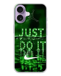 Чохол для iPhone 17 з картинкою «Зелений неоновий Nike»