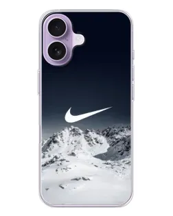 Чохол для iPhone 17 з картинкою «Nike — зимові гори»