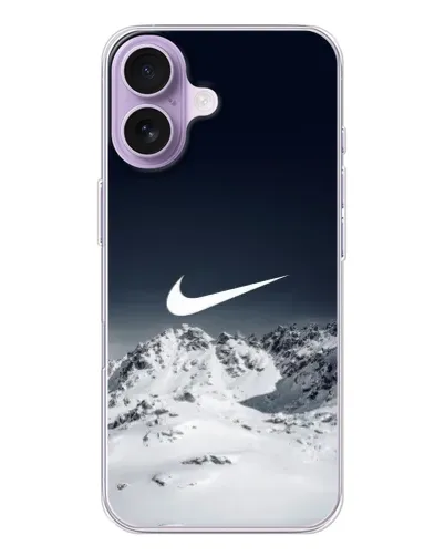 Чохол для iPhone 17 з картинкою «Nike — зимові гори»