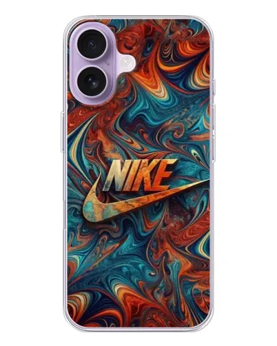 Чохол для iPhone 17 з картинкою «Nike в абстракції»
