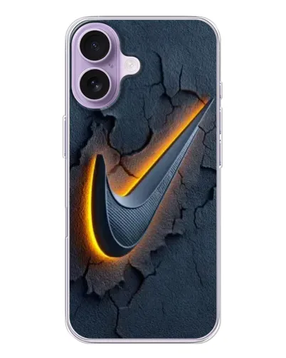 Чохол для iPhone 17 з картинкою «Об'ємний логотип Найк»