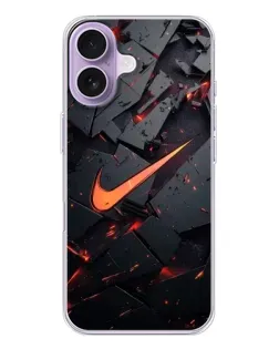 Чохол для iPhone 17 з картинкою «Nike — ефект розломів»