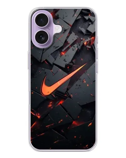 Чохол для iPhone 17 з картинкою «Nike — ефект розломів»