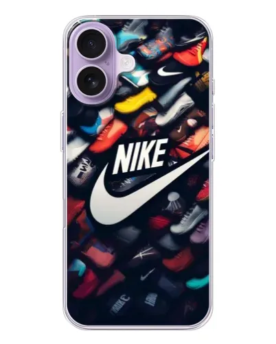 Чохол для iPhone 17 з картинкою «Колекція кросівок Nike»