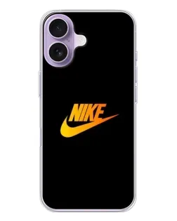 Чохол для iPhone 17 з картинкою «Золотий логотип Nike»