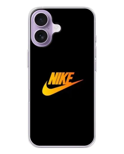 Чохол для iPhone 17 з картинкою «Золотий логотип Nike»
