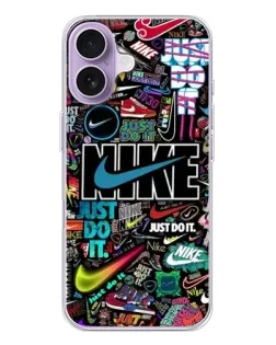 Чохол для iPhone 17 з картинкою «Яскравий колаж Nike»