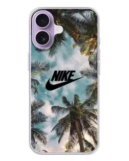Чохол для iPhone 17 з картинкою «Тропічний принт Nike»