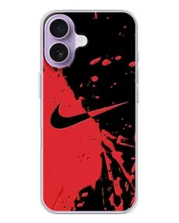 Чохол для iPhone 17 з картинкою «Червоні бризки Nike»