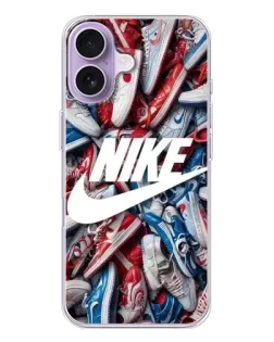 Чохол для iPhone 17 з картинкою «Колаж кросівок Найк»